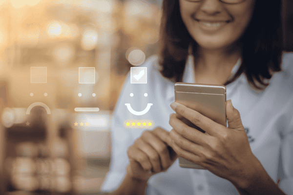 Customer service evaluation concept