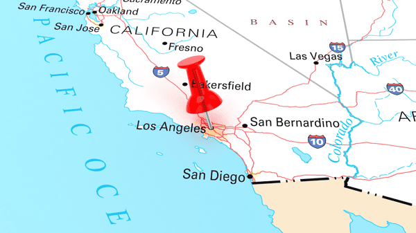Southern California map