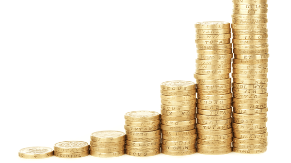 stacked coins