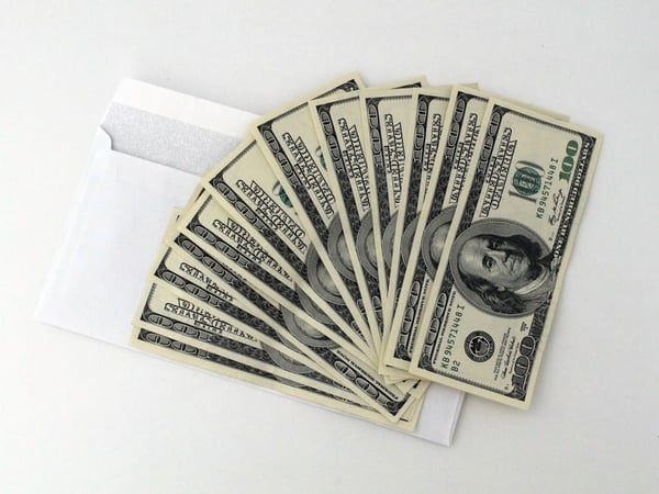 abundance of money bills letter