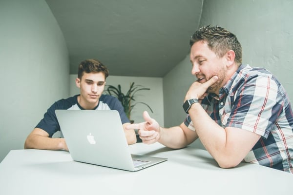 Mentor helping other succeed