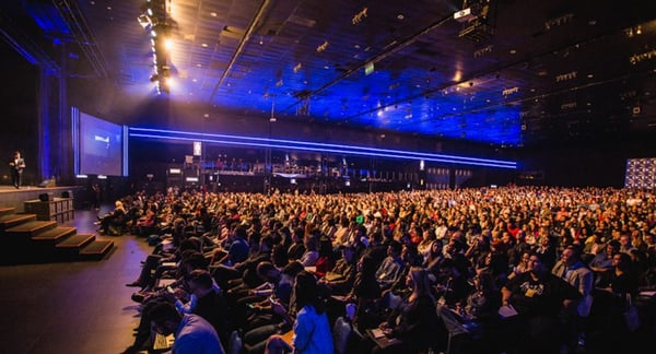 people inside stadium seminar