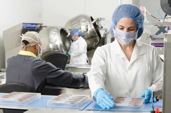 Scientist working in lab