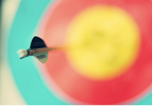 selective focus photography of an arrow