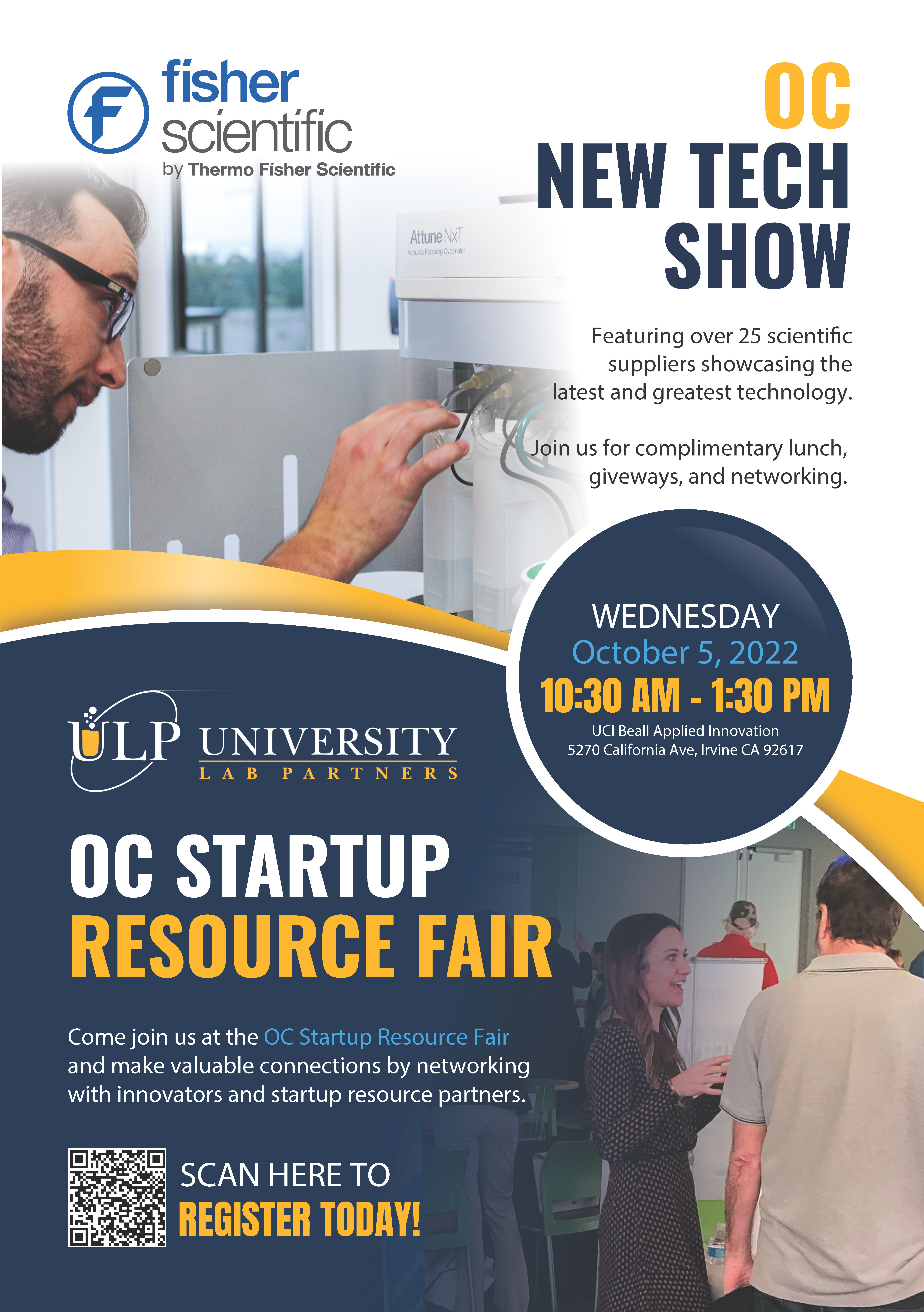 OC New Technology Show & Startup Resource Fair Flyer