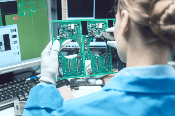 Optical Quality Control and Assembly Inspection of an Electronic Product