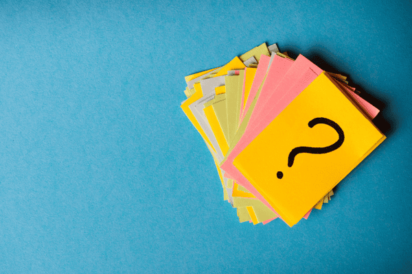 Question stock photo