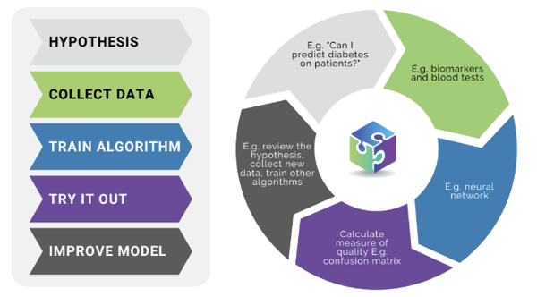 The AI learning algorithmic flywheel