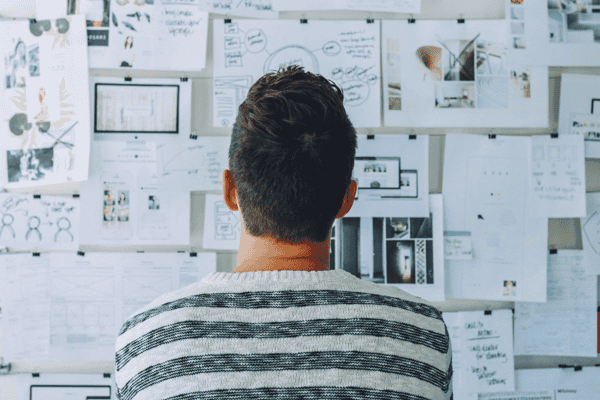 planning a project stock photo