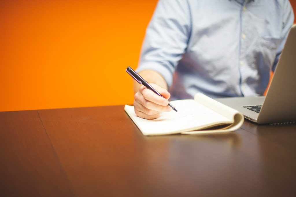 writing notebook